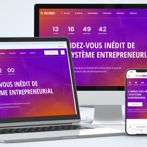 Conception du site web de Star Connect