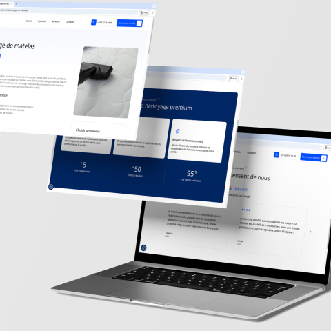 Conception du site web de Atum